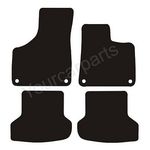 AUDI A3 - 3 DOOR (4 Fitting Clips - Driver and Passenger Mats) Car Mats