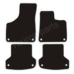 AUDI A3 - 3 DOOR (8 Clips - Front and Rear Mats) Car Mats