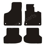 AUDI A3 SPORT - 5 DR ONLY (4 Fitting Clips - Driver and Passenger Mats) Car Mats