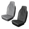 SEAT COVER HEAVY DUTY FRONT HIGH BACK BLACK SINGLE