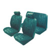 SEAT COVER SALSA FULL SET BLACK INC TWO HEAD RESTS