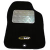 Black Kylami Metal Heelpad Mat Set