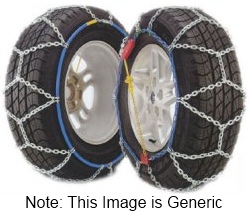 Pair of Snow Chains Husky 4WD 16mm Type 265 275 45 x 20