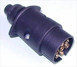 12N 7 pin plastic plug