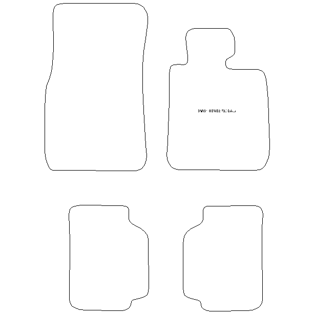 BMW 1 Series F20 F21 Car Mats with Velcro Fixing