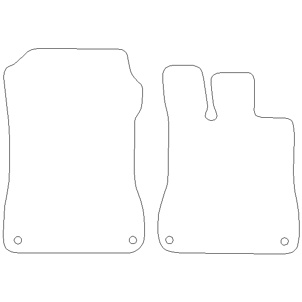 Mercedes SL R231 Car Mats