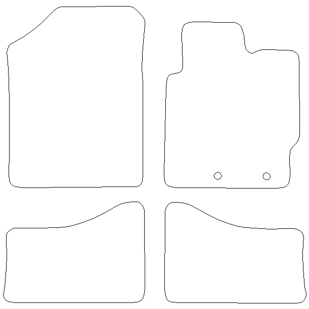 Toyota Yaris Hybrid Car Mats