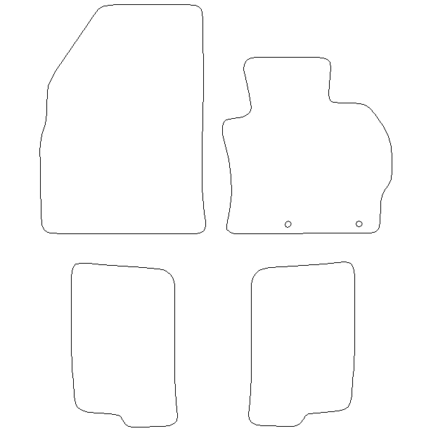 Mitsubishi Mirage Manual Car Mats