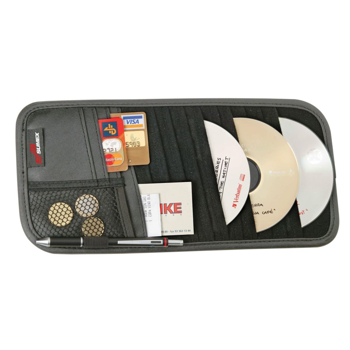 Car Interior Sun Visor Organizer Storage Wallet