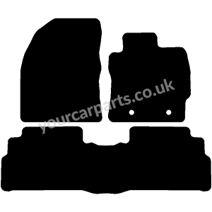 Toyota Verso 5 Seat Car Mats (2012 Onwards)