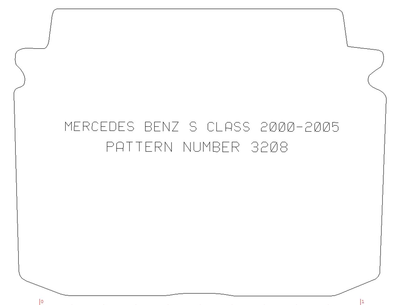 Mercedes S Class Boot Liner