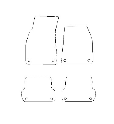Audi S4 Avant MK B6 Car Mats
