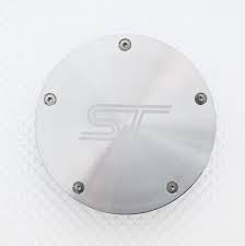 Ford Twist Off Back Tax Disc Holder - Silver with ST logo