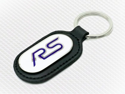 Ford RS Key Ring White