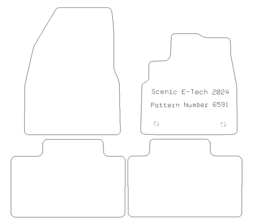 Renault Scenic E-Tech Car Mats (2024 Onwards)