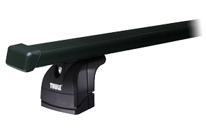 Mercedes 5 Door Hatchback (W245 Model) With Fixpoints 2005 To 2011 Thule Square Bar Roof Bar Set