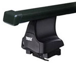 Isuzu Trooper 3 Door SUV With Normal Roof 1993 To 1997 Thule Roof Bar Set - Rapid System