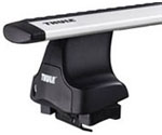 Toyota Yaris 5 Door Hatchback With Normal Roof 2005 To 2011 Thule Aerobar Roof Bar Set