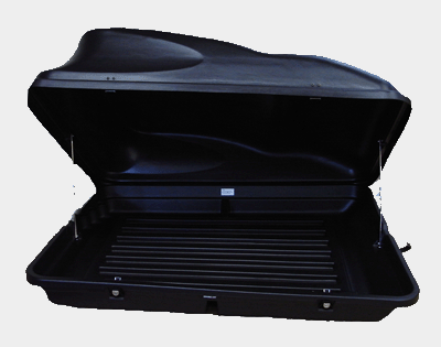 Auto Plas 415 litre 430 mm x 1350 mm twin push in slam lock Roof Box