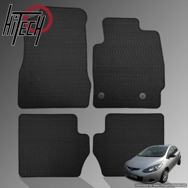 Mazda 2 Hatchback Rubber Car Mats