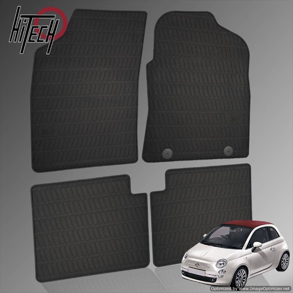 Fiat 500 Hatchback Mk2 Rubber Car Mats