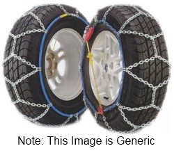 Pair of Snow Ice Chains Husky 9mm 30 175 50 x 14