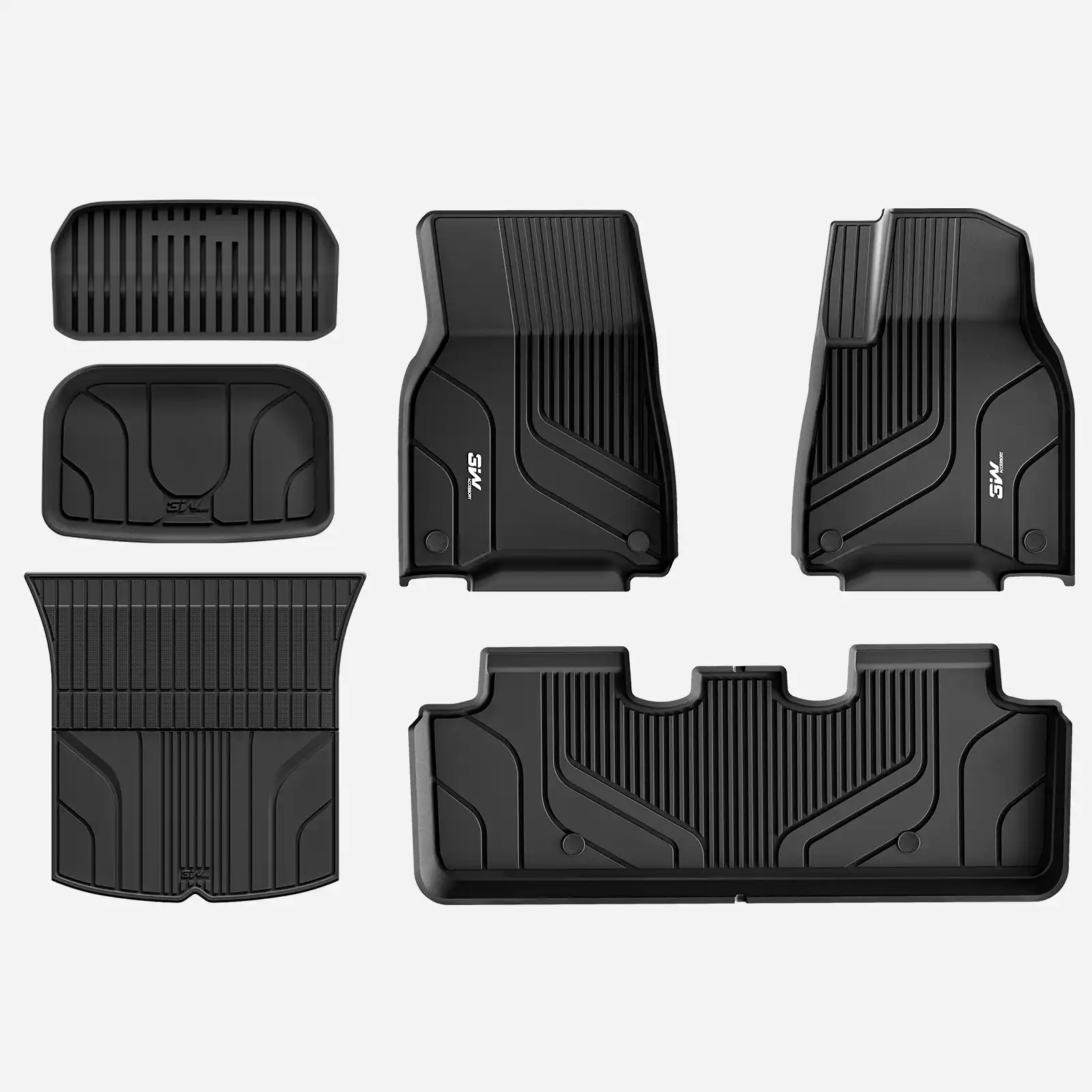Custom Car Floor Mats All Weather Floor Liners, Boot Liners and Storage Liner for Tesla Model Y (2021-2024)