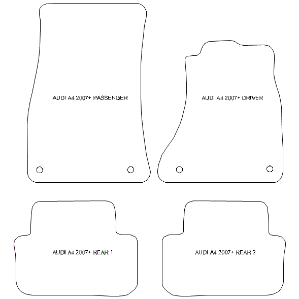 Audi A4 and A4 Avant MK B8 Car Mats