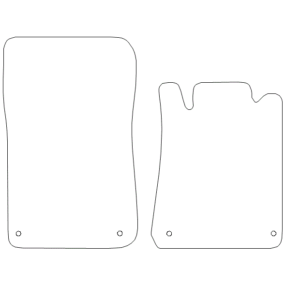 Mercedes SLK R170 Facelift Car Mats