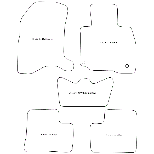 Citroen C Zero 5 Piece Car Mats