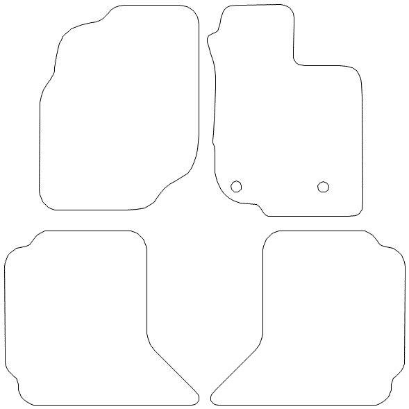 Toyota Hilux 7th Gen Facelift Car Mats