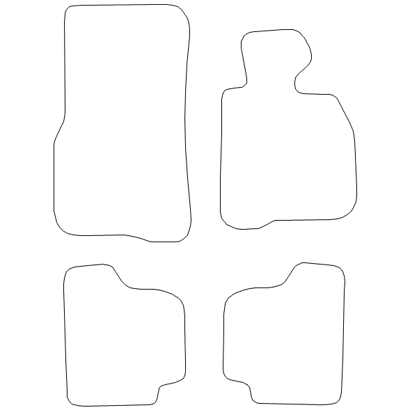 BMW 4 Series Coupe Car Mats with Velcro Fixing Car Mats