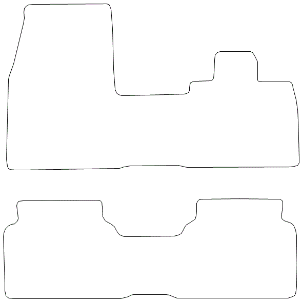 BMW i3 Car Mats with Velcro Fixing