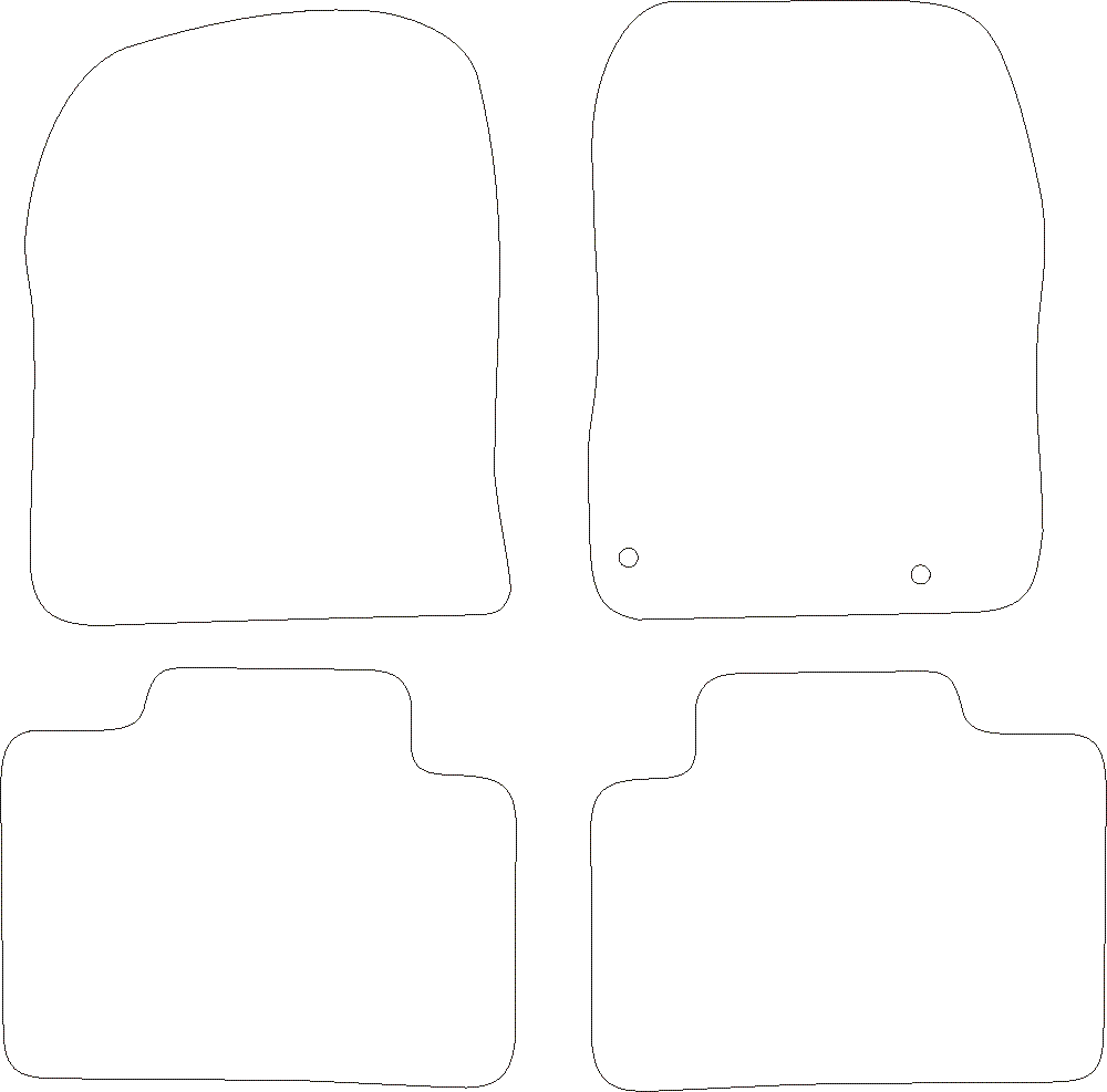 Great Wall Steed Car Mats having Twin Eyelet