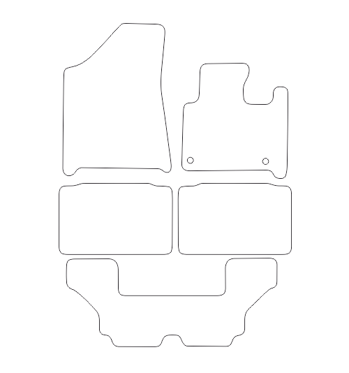 Hyundai Santa Fe  (7 Seater) Car Mats(2024 Onwards)