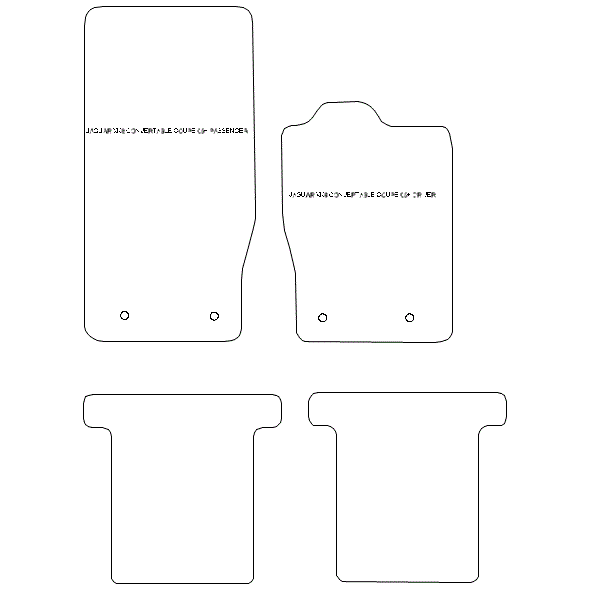 Jaguar XK8 or XKR Car Mats