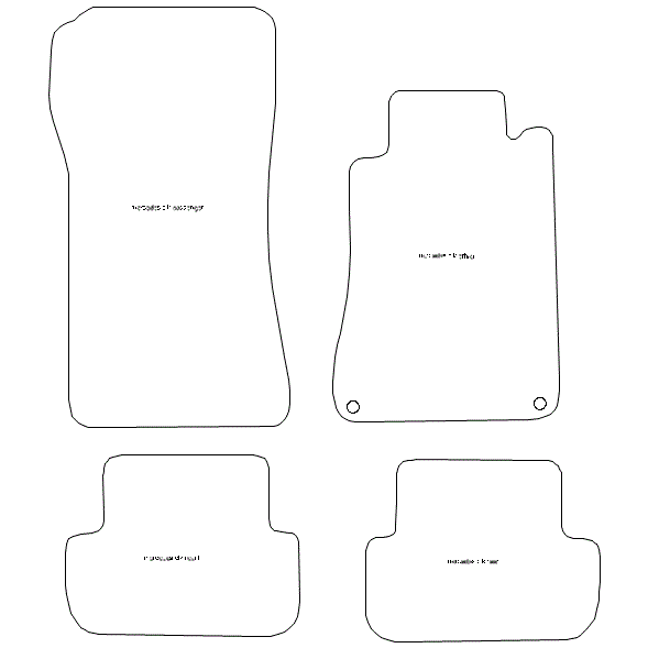 Mercedes CLK Car Mats