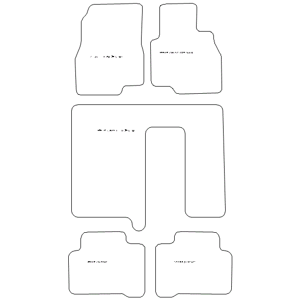 Mitsubishi Grandis 5 Piece Car Mats