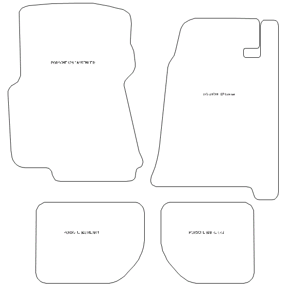 Porsche 928 Car Mats