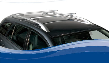 VOLKSWAGEN TOURAN Roof Bar (03 -)-Silverline Bars For Longitudinal Bars (Includes Locks)