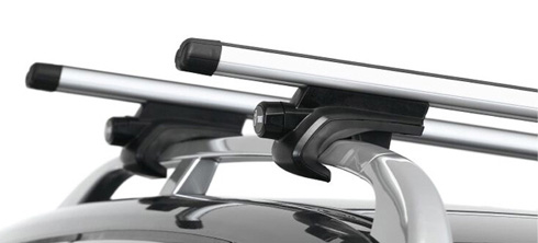 Thule Aero Roof Bars Rails Rack Fits Ford F150 4dr Double cab 09 On