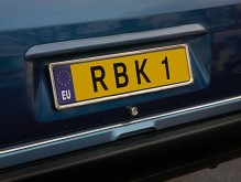 Stainless Steel Number Plate Surround