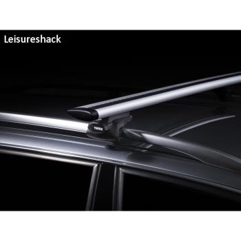 Mitsubishi SHOGUN / PAJERO 5 Door SUV With Roof Rails 2007 Onwards Thule Aero Bar Roof Bar Set